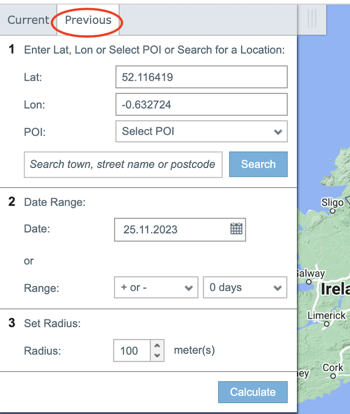 proximity-location-report
